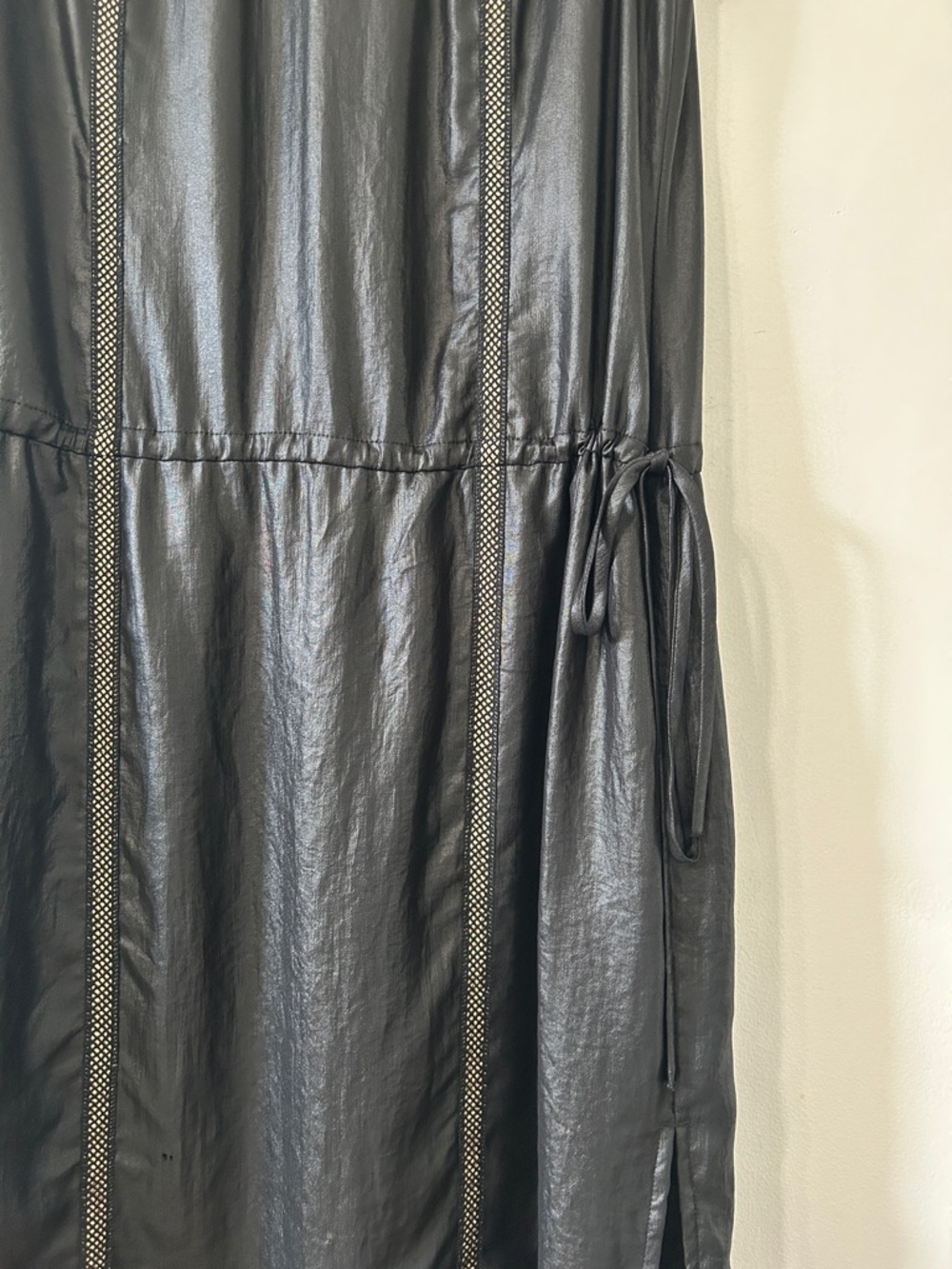 BCBGMaxAzria Greta Dress XXS Black Lace Low Waist Flapper Sleeveless Midi - Picture 4 of 16